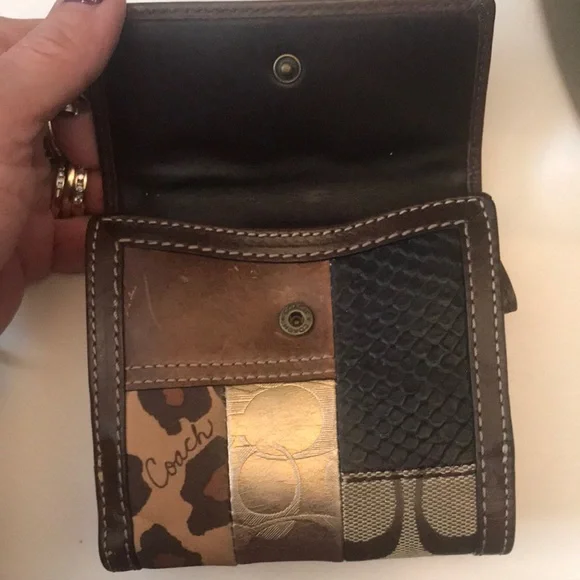 Coach Patchwork Bifold Wallet - Picture 13 of 13